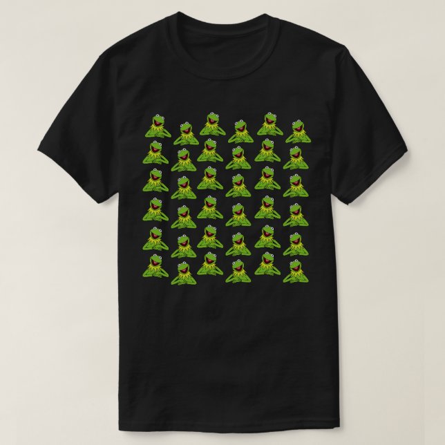 Camiseta Kermit El patrón de rana 2 (Diseño del anverso)