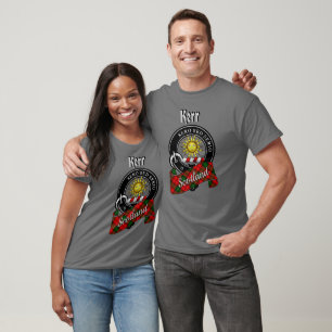 Camiseta Kerr Clan Badge & Tartan