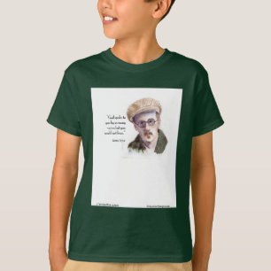 Camiseta Kerr/London James Joyce & "Dios habló" cita