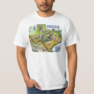 Camiseta Kerrville TEXAS Map Tee