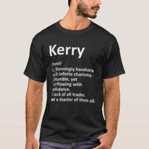 Camiseta KERRY Definición Personalizada Nombre Gracioso Cum
