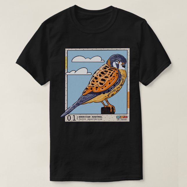 Camiseta Kestrel americano (Diseño del anverso)