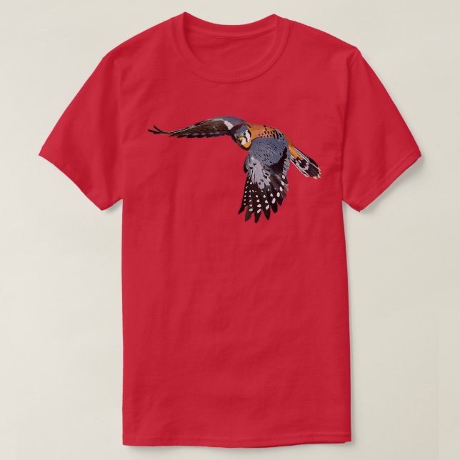 Camiseta Kestrel americano (Diseño del anverso)