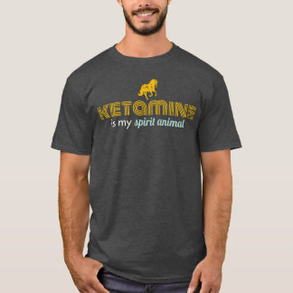 Camiseta Ketamina es mi animal espiritual amigos