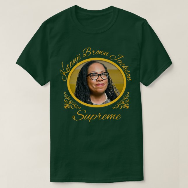 Camiseta Ketanji Brown Jackson Conmemorativo Supremo Souven (Diseño del anverso)