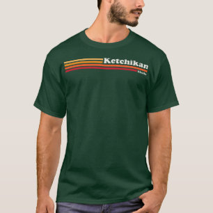 Camiseta Ketchikan Alaska al estilo gráfico masculino de lo