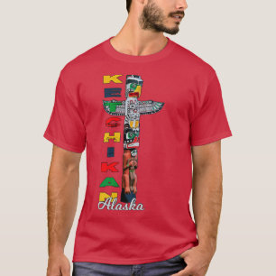 Camiseta Ketchikan Alaska Totem Pole recuerdo de arte nativ