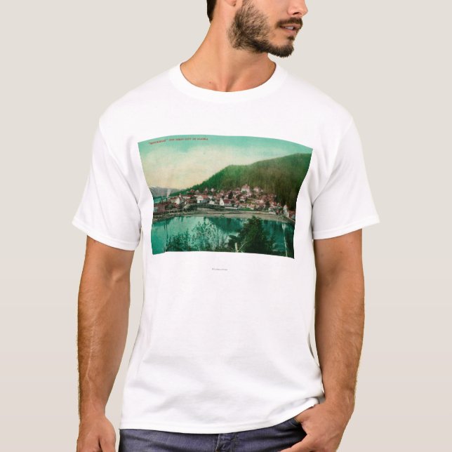 Camiseta Ketchikan, opinión de la ciudad de Alaska - (Anverso)