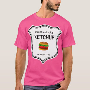 Camiseta KETCHUP con traje de Halloween Hamburger