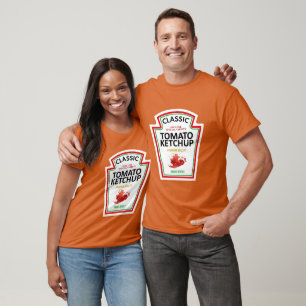 Camiseta Ketchup Halloween Costume Matar mostaza