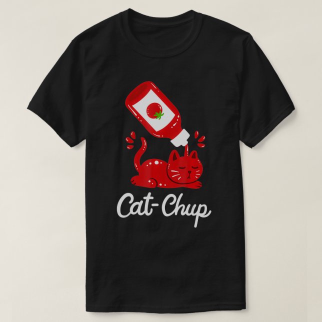 Camiseta Ketchup Kawaii (Diseño del anverso)