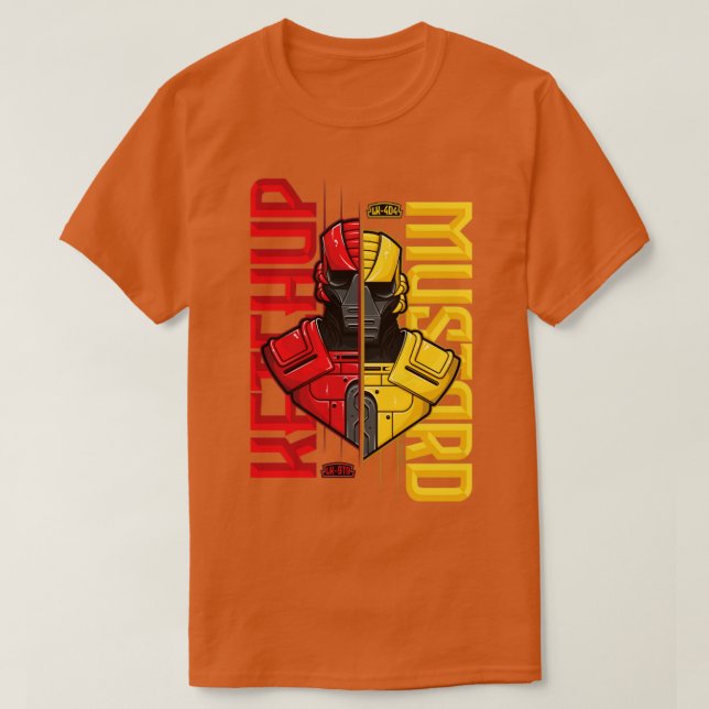 Camiseta Ketchup Mustard (Diseño del anverso)