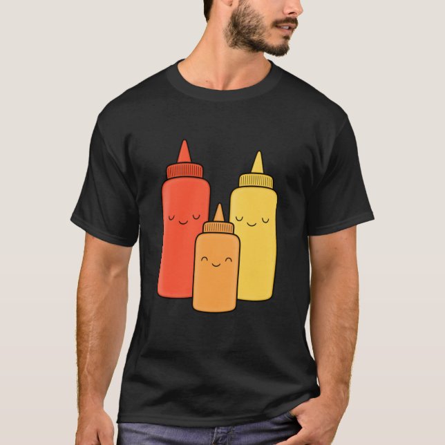 Camiseta Ketchup Mustard Baby Classic (Anverso)