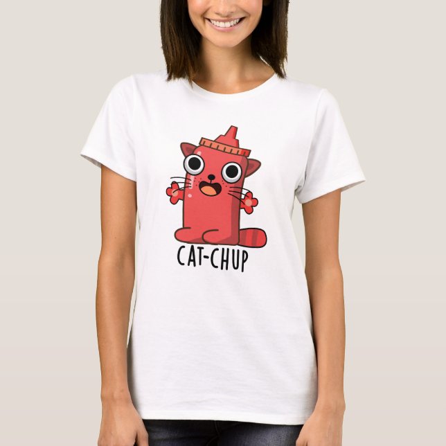Camiseta Ketchup Pun divertido (Anverso)