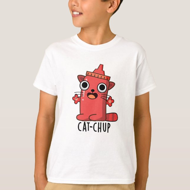Camiseta Ketchup Pun divertido (Anverso)