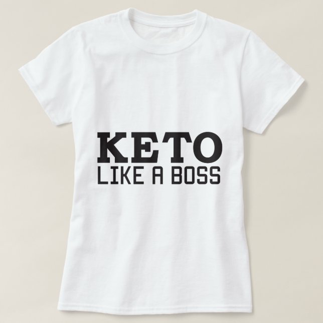 Camiseta Keto (Diseño del anverso)