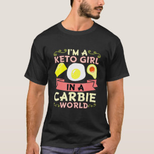 Camiseta Keto Chica Ketosis Ketogénica Dieta Aguda Huevos C