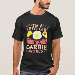 Camiseta Keto Chica Ketosis Ketogénica Dieta Aguda Huevos C