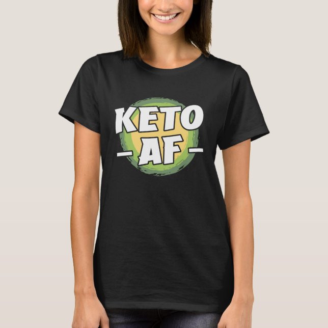 Camiseta Keto Diet Ketones Ketogenic Diet Low Carbs High Fa (Anverso)