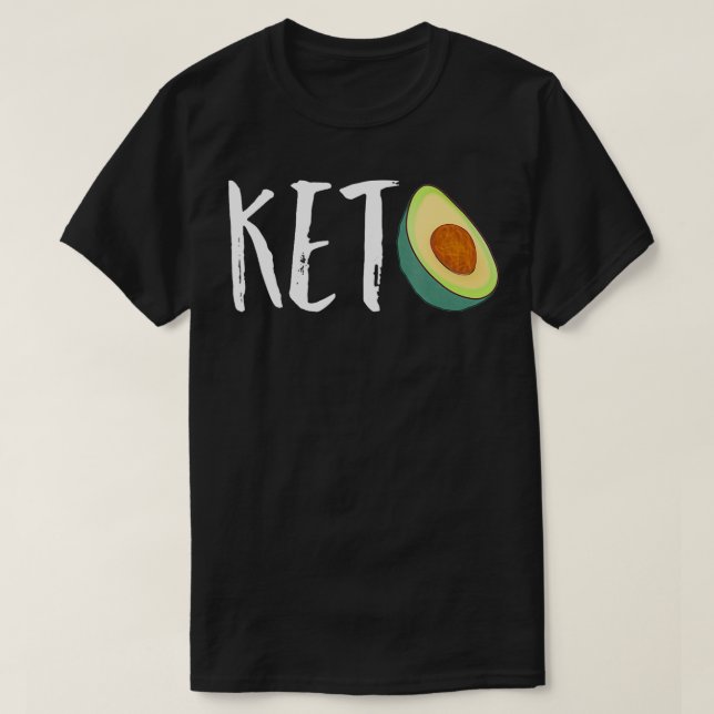Camiseta Keto Diet Low b High Fat Aguacate Funny Gift T (Diseño del anverso)