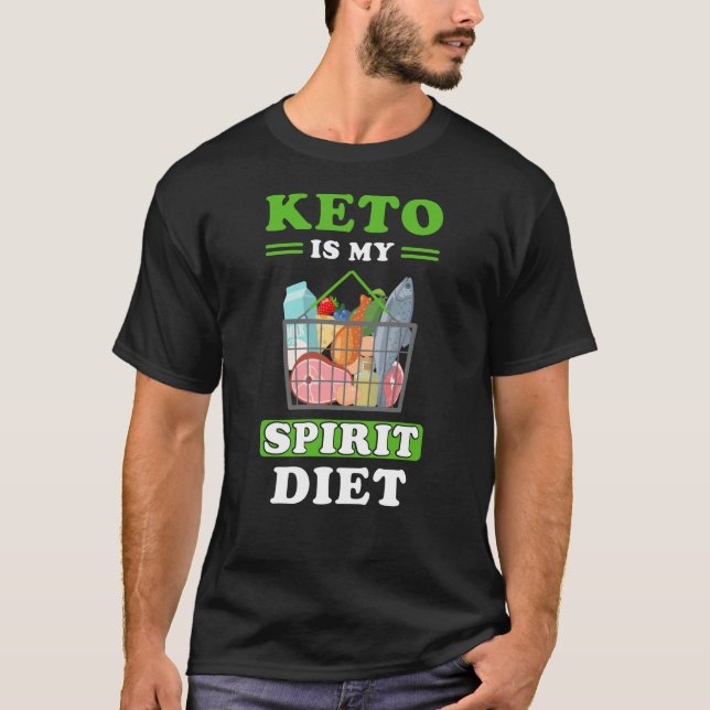 Camiseta Keto Diet Low Carb (Anverso)