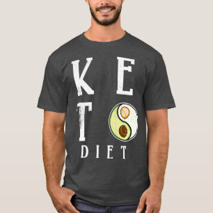 Camiseta Keto dieta aguacate huevo yang