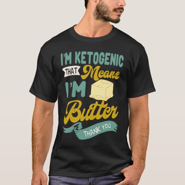 Camiseta Keto dietista Ketogénico Ketogénico de bajo conten (Anverso)