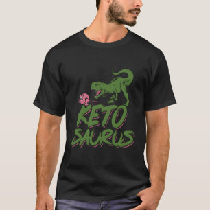 Camiseta Keto Funny Dieta Ketogénica Dinosaurios De Bajo Ca