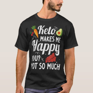 Camiseta Keto Hombres de la Dieta Ketogénica Mujeres Sanita