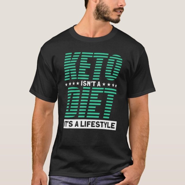 Camiseta Keto Ketogénico de bajo diámetro de carbono (Anverso)