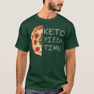Camiseta Keto Pizza Time Accesorios Receta Foogramas Yoga T
