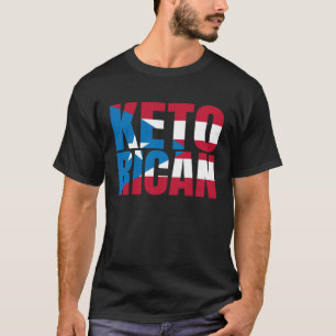 Camiseta Keto Rican Keto Ninja Dieta Baja en Carbohidratos