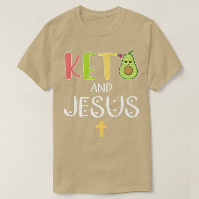 Camiseta Keto y Jesús (Diseño del anverso)