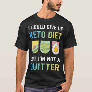 Camiseta Ketone Ketosis De La Dieta De Quitter Keto No