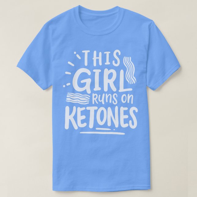Camiseta Ketones Keto Diet (Diseño del anverso)
