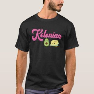 Camiseta Ketonian Keto Ketogénico Altas Grasas Dietan Aguac
