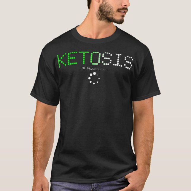 Camiseta Ketosis De La Dieta De Keto En Curso (Anverso)