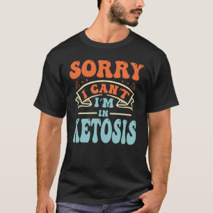 Camiseta Ketosis Ketogénica Ketogénica Dietista de baja cal