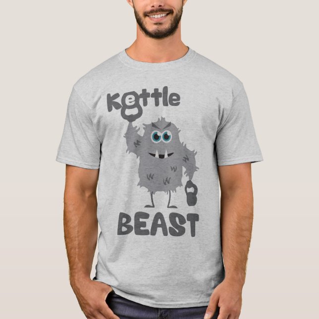 Camiseta Kettle Beast (monstruo del timbre lindo) (Anverso)