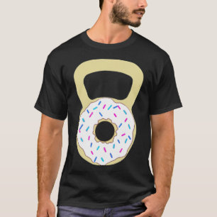 Camiseta Kettlebell Donut Doughnut Workout Gym Lifting pira