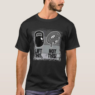 Camiseta Kettlebell Donut Trabajo Para Hombres Mujeres Fitn