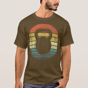 Camiseta Kettlebell Gifts Funny Workout Retro Vintage Fitne