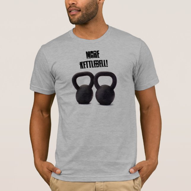 Camiseta ¡kettlebell, más Kettlebell! (Anverso)