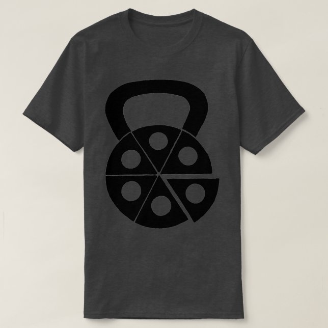 Camiseta Kettlebell Pizza (Diseño del anverso)
