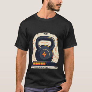 Camiseta Kettlebell Power Up   Fuerza de Alto Voltaje