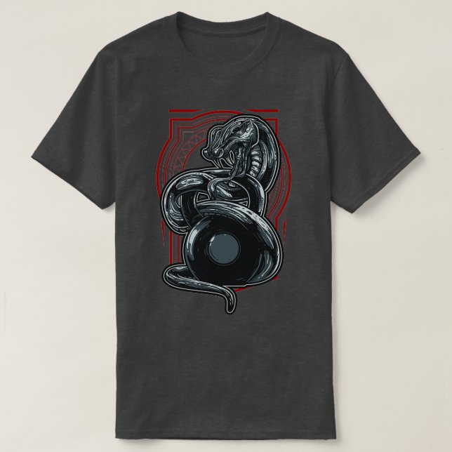 Camiseta Kettlebell Snake (Diseño del anverso)