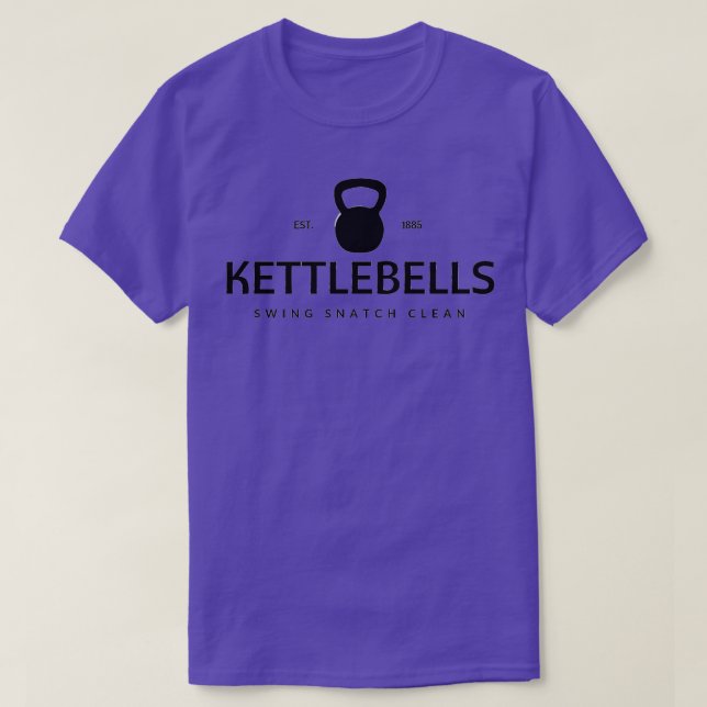 Camiseta Kettlebell Swing Snatch Limpieza (Diseño del anverso)