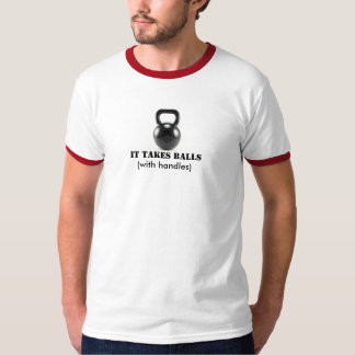 Camiseta kettlebell, toma bolas, (con las manijas)