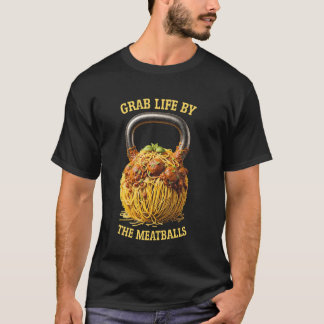 Camiseta Kettlebell Workout Gym Grab Life By Meatball