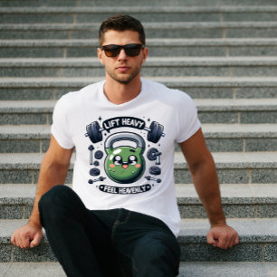 Camiseta Kettlebell Workout, Levantamiento fuerte, sensació